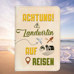 Landwirtin Geschenk Reisepasshülle Frauen Reisen Pass Etui Cover Organizer Sommer Urlaub Gadgets Kunst-Leder Berufe Accessoire-Reisepass-Hülle-22Feels