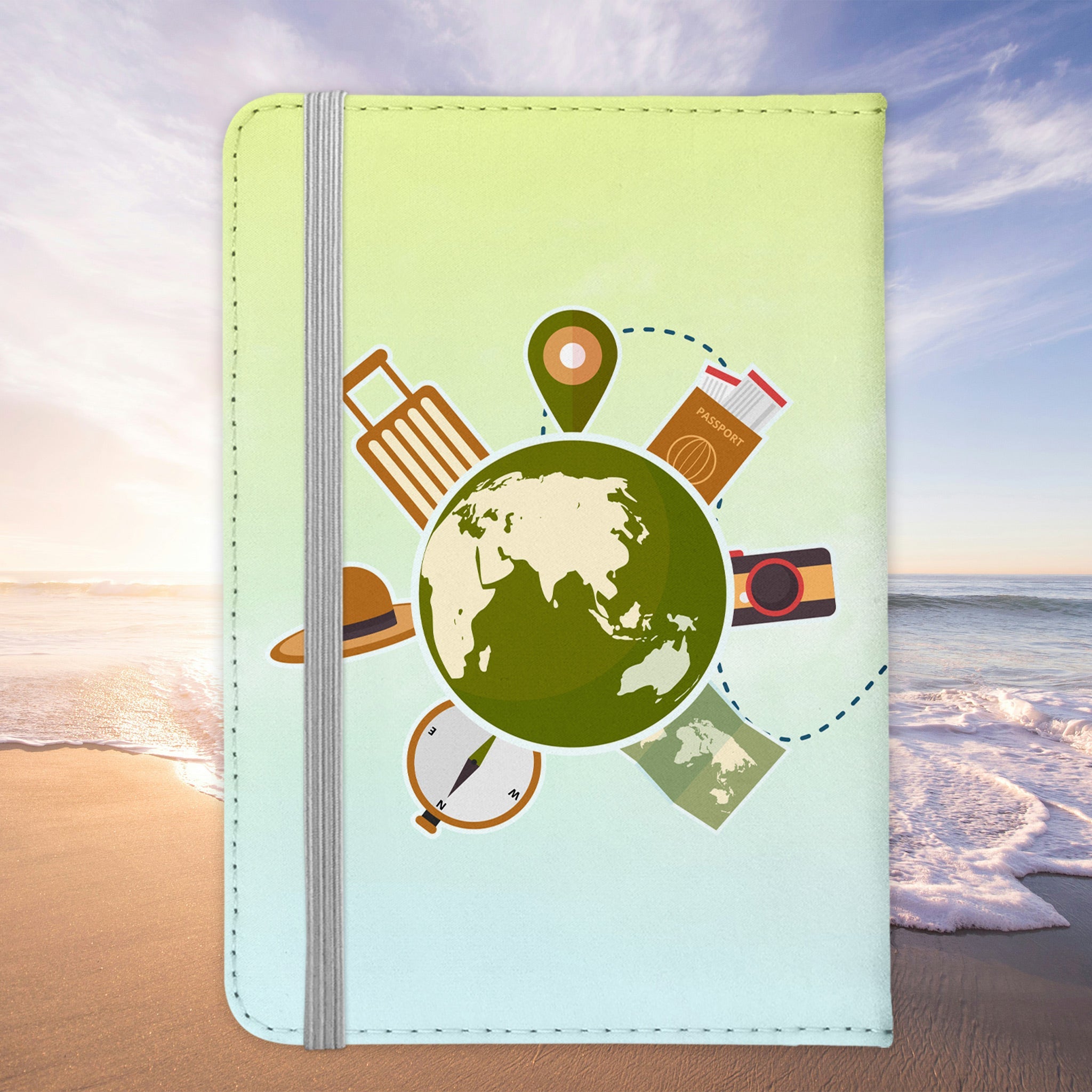 Maklerin Geschenk Reisepasshülle Frauen Reisen Pass Etui Cover Organizer Sommer Urlaub Gadgets Kunst-Leder Berufe Accessoire-Reisepass-Hülle-22Feels