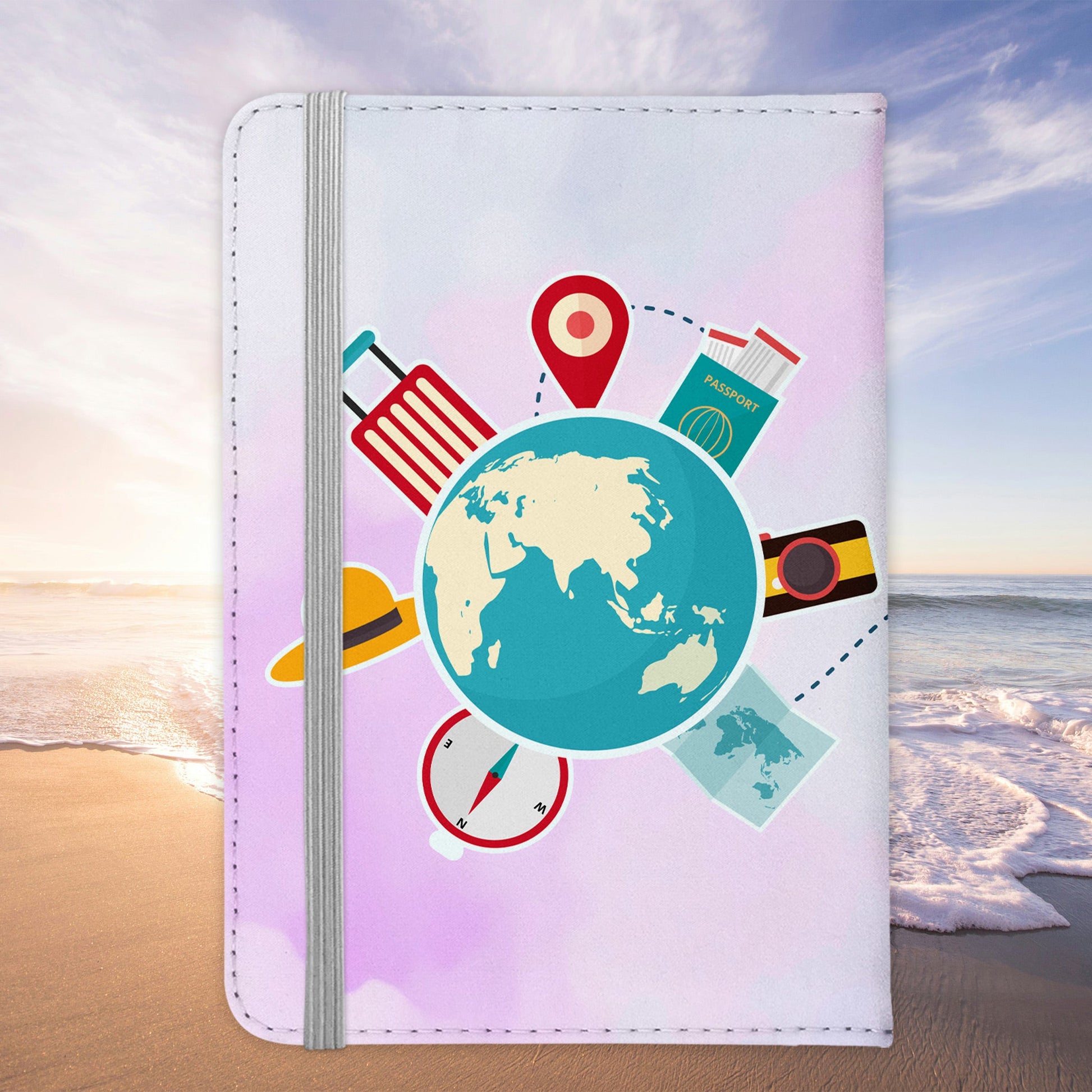 Meisterin Geschenk Reisepasshülle Frauen Reisen Pass Etui Cover Organizer Sommer Urlaub Gadgets Kunst-Leder Berufe Accessoire-Reisepass-Hülle-22Feels