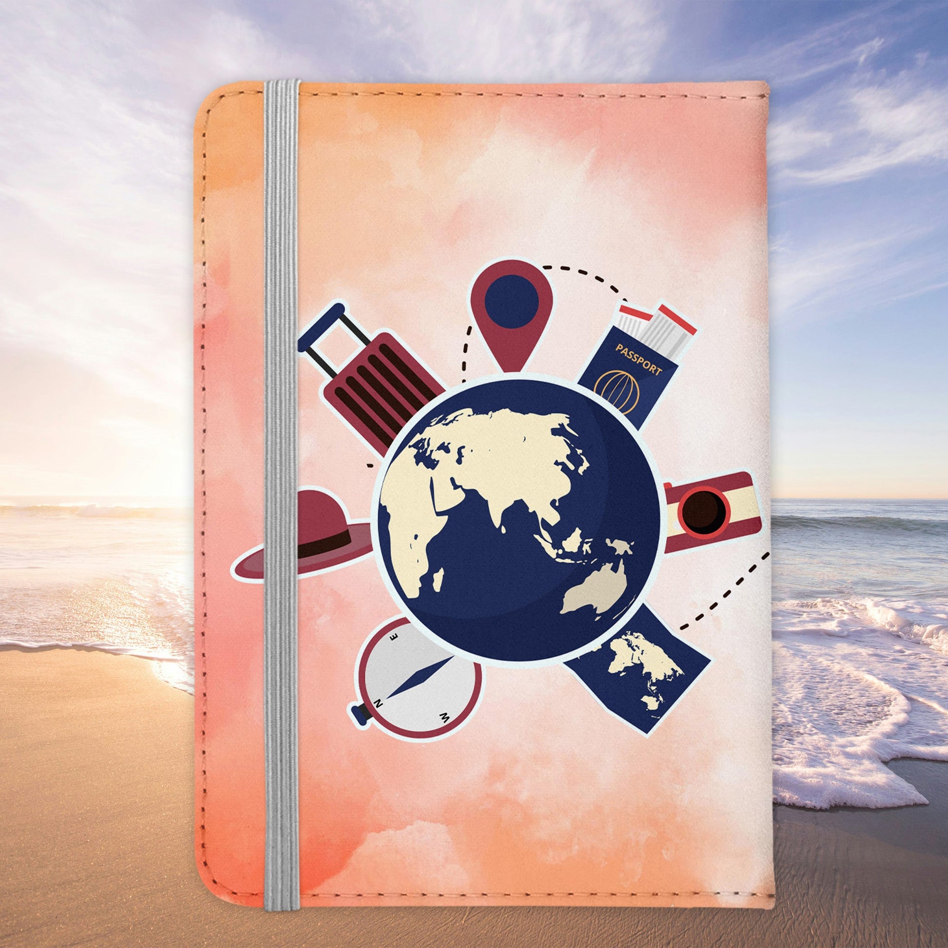 Metzgerin Geschenk Reisepasshülle Frauen Reisen Pass Etui Cover Organizer Sommer Urlaub Gadgets Kunst-Leder Berufe Accessoire-Reisepass-Hülle-22Feels