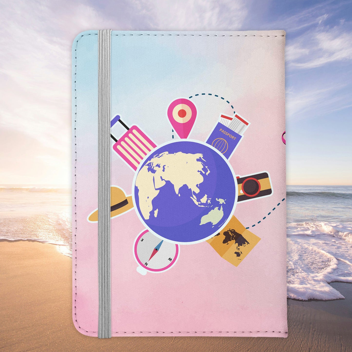 Physikerin Geschenk Reisepasshülle Frauen Reisen Pass Etui Cover Organizer Sommer Urlaub Gadgets Kunst-Leder Berufe Accessoire-Reisepass-Hülle-22Feels