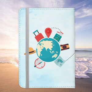 Pilotin Geschenk Reisepasshülle Frauen Reisen Pass Etui Cover Organizer Sommer Urlaub Gadgets Kunst-Leder Berufe Accessoire-Reisepass-Hülle-22Feels