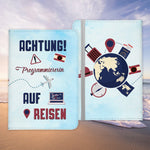 Programmiererin Geschenk Reisepasshülle Frauen Reisen Pass Etui Cover Organizer Sommer Urlaub Gadgets Kunst-Leder Berufe Accessoire-Reisepass-Hülle-22Feels