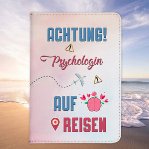 Psychologin Geschenk Reisepasshülle Frauen Reisen Pass Etui Cover Organizer Sommer Urlaub Gadgets Kunst-Leder Berufe Accessoire-Reisepass-Hülle-22Feels