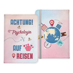 Psychologin Geschenk Reisepasshülle Frauen Reisen Pass Etui Cover Organizer Sommer Urlaub Gadgets Kunst-Leder Berufe Accessoire-Reisepass-Hülle-22Feels
