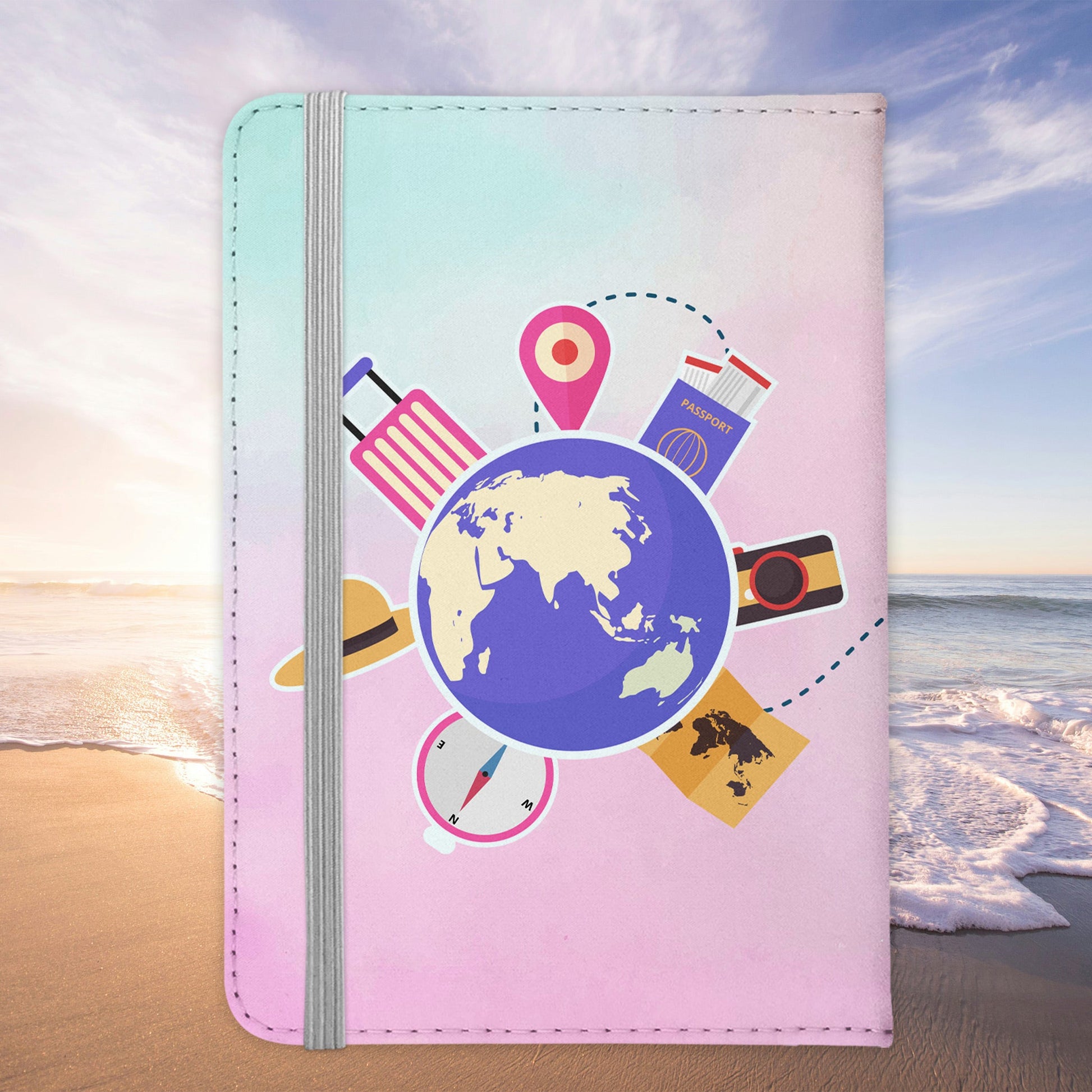Schneiderin Geschenk Reisepasshülle Frauen Reisen Pass Etui Cover Organizer Sommer Urlaub Gadgets Kunst-Leder Berufe Accessoire-Reisepass-Hülle-22Feels