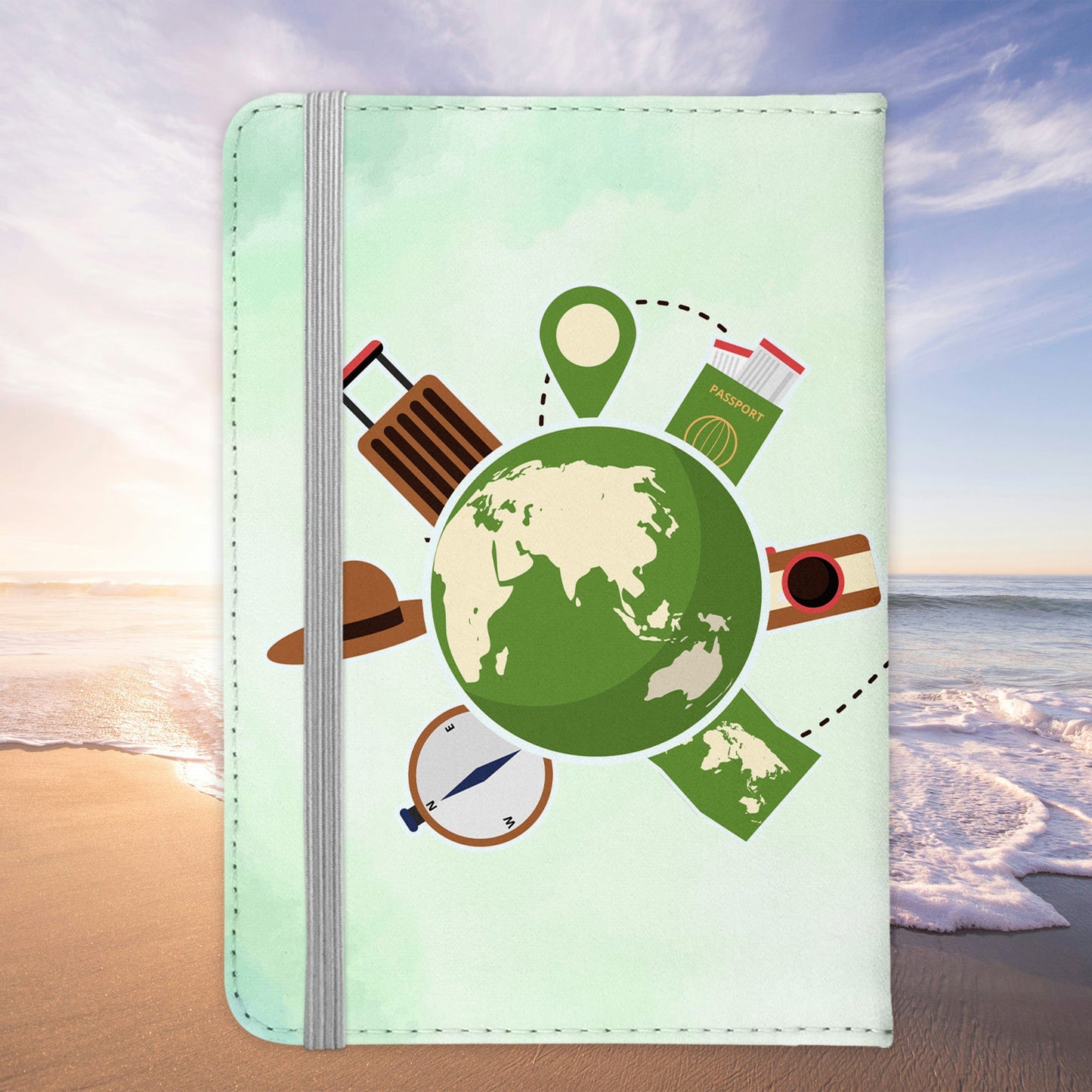 Schreinerin Geschenk Reisepasshülle Frauen Reisen Pass Etui Cover Organizer Sommer Urlaub Gadgets Kunst-Leder Berufe Accessoire-Reisepass-Hülle-22Feels