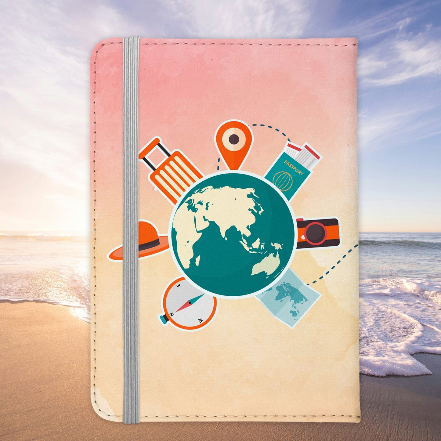 Schweisserin Geschenk Reisepasshülle Frauen Reisen Pass Etui Cover Organizer Sommer Urlaub Gadgets Kunst-Leder Berufe Accessoire-Reisepass-Hülle-22Feels