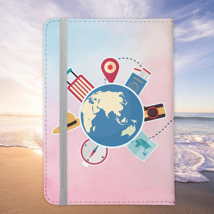 Sekretärin Geschenk Reisepasshülle Frauen Reisen Pass Etui Cover Organizer Sommer Urlaub Gadgets Kunst-Leder Berufe Accessoire-Reisepass-Hülle-22Feels