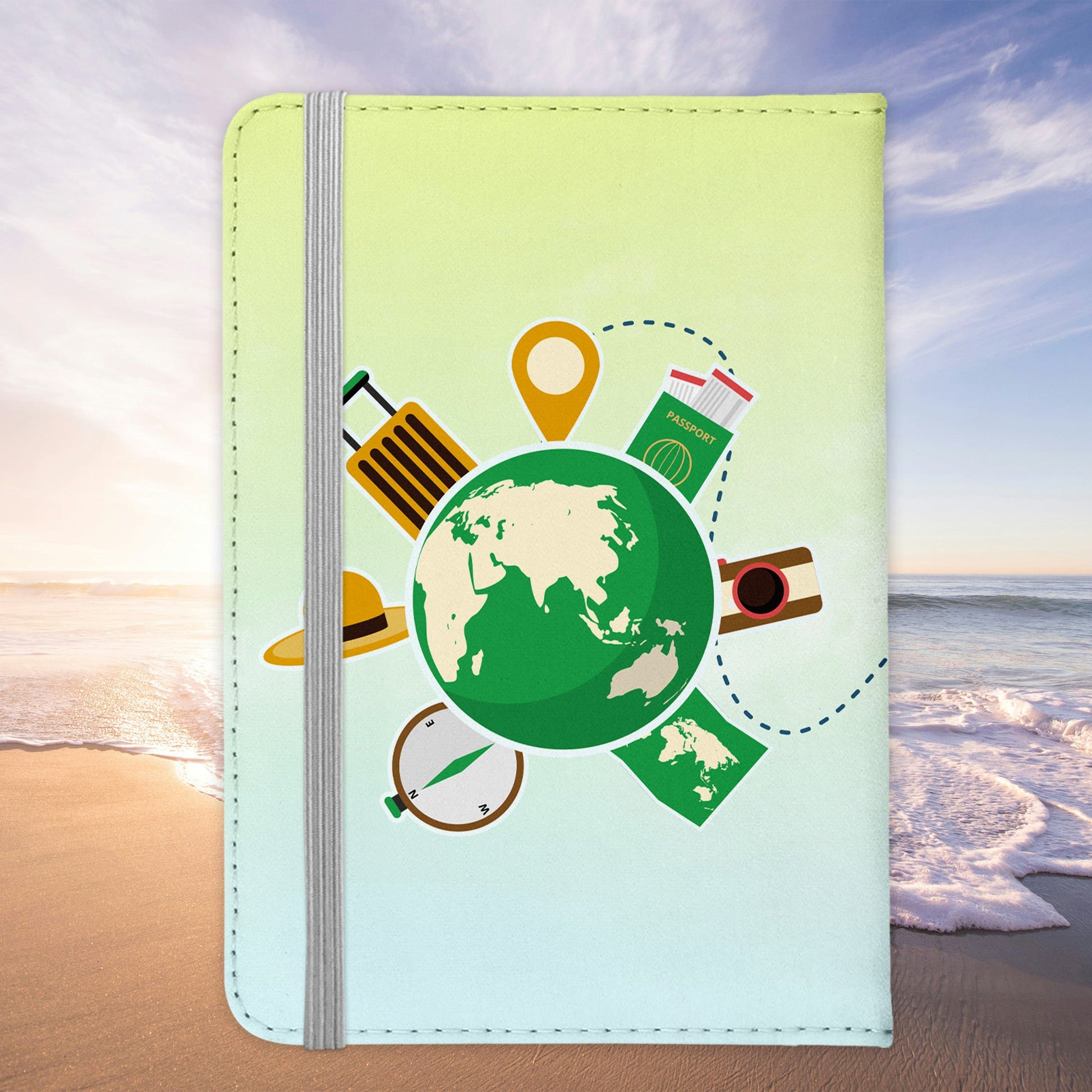 Trainerin Geschenk Reisepasshülle Frauen Reisen Pass Etui Cover Organizer Sommer Urlaub Gadgets Kunst-Leder Berufe Accessoire-Reisepass-Hülle-22Feels