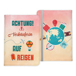 Verkäuferin Geschenk Reisepasshülle Frauen Reisen Pass Etui Cover Organizer Sommer Urlaub Gadgets Kunst-Leder Berufe Accessoire-Reisepass-Hülle-22Feels