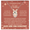 22Feels® Mädchen Einschulung Geschenk zum Schulanfang 1. Klasse - Silber 925/000 Herz Halskette Kinder-Schmuck - Glückwunsch Erstklässlerin Idee Patenkind Tochter Enkelin Nichte-Schmuck mit Botschaftskarte - Herz21-22Feels