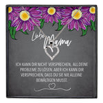 22Feels® Mama Geschenk Muttertag Geburtstag Frauen Schmuck mit Karte Herz Halskette Echt Silber Weihnachten Idee von Tochter oder Sohn-Schmuck mit Botschaftskarte - Herz21-22Feels