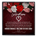 22Feels® Mama Geschenk Muttertag Geburtstag Frauen Schmuck mit Karte Herz Halskette Echt Silber Weihnachten Idee von Tochter oder Sohn-Schmuck mit Botschaftskarte - Herz21-22Feels