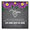 22Feels® Mama Geschenk Muttertag Geburtstag Frauen Schmuck mit Karte Herz Halskette Echt Silber Weihnachten Idee von Tochter oder Sohn-Schmuck mit Botschaftskarte - Herz21-22Feels