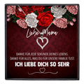 22Feels® Mama Geschenk Muttertag Geburtstag Frauen Schmuck mit Karte Herz Halskette Echt Silber Weihnachten Idee von Tochter oder Sohn-Schmuck mit Botschaftskarte - Herz21-22Feels