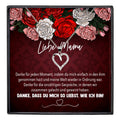 22Feels® Mama Geschenk Muttertag Geburtstag Frauen Schmuck mit Karte Herz Halskette Echt Silber Weihnachten Idee von Tochter oder Sohn-Schmuck mit Botschaftskarte - Herz21-22Feels