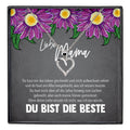 22Feels® Mama Geschenk Muttertag Geburtstag Frauen Schmuck mit Karte Herz Halskette Echt Silber Weihnachten Idee von Tochter oder Sohn-Schmuck mit Botschaftskarte - Herz21-22Feels