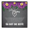 22Feels® Mama Geschenk Muttertag Geburtstag Frauen Schmuck mit Karte Herz Halskette Echt Silber Weihnachten Idee von Tochter oder Sohn-Schmuck mit Botschaftskarte - Herz21-22Feels
