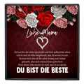 22Feels® Mama Geschenk Muttertag Geburtstag Frauen Schmuck mit Karte Herz Halskette Echt Silber Weihnachten Idee von Tochter oder Sohn-Schmuck mit Botschaftskarte - Herz21-22Feels