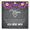 22Feels® Mama Geschenk von Tochter Muttertag Geburtstag Frauen Schmuck mit Karte Echt Silber Herz Halskette Weihnachten Idee Mutter Tochter-Schmuck mit Botschaftskarte - Herz21-22Feels