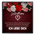 22Feels® Mama Geschenk von Tochter Muttertag Geburtstag Frauen Schmuck mit Karte Echt Silber Herz Halskette Weihnachten Idee Mutter Tochter-Schmuck mit Botschaftskarte - Herz21-22Feels