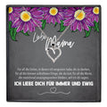 22Feels® Mama Geschenk Muttertag Geburtstag Frauen Schmuck mit Karte Herz Halskette Echt Silber Weihnachten Idee von Tochter oder Sohn-Schmuck mit Botschaftskarte - Herz21-22Feels