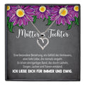 22Feels® Mama Geschenk von Tochter Muttertag Geburtstag Frauen Schmuck mit Karte Echt Silber Herz Halskette Weihnachten Idee Mutter Tochter-Schmuck mit Botschaftskarte - Herz21-22Feels