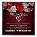 22Feels® Mama Geschenk von Tochter Muttertag Geburtstag Frauen Schmuck mit Karte Echt Silber Herz Halskette Weihnachten Idee Mutter Tochter-Schmuck mit Botschaftskarte - Herz21-22Feels