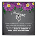 22Feels® Mama Geschenk Muttertag Geburtstag Frauen Schmuck mit Karte Herz Halskette Echt Silber Weihnachten Idee von Tochter oder Sohn-Schmuck mit Botschaftskarte - Herz21-22Feels
