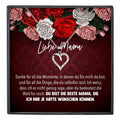 22Feels® Mama Geschenk Muttertag Geburtstag Frauen Schmuck mit Karte Herz Halskette Echt Silber Weihnachten Idee von Tochter oder Sohn-Schmuck mit Botschaftskarte - Herz21-22Feels