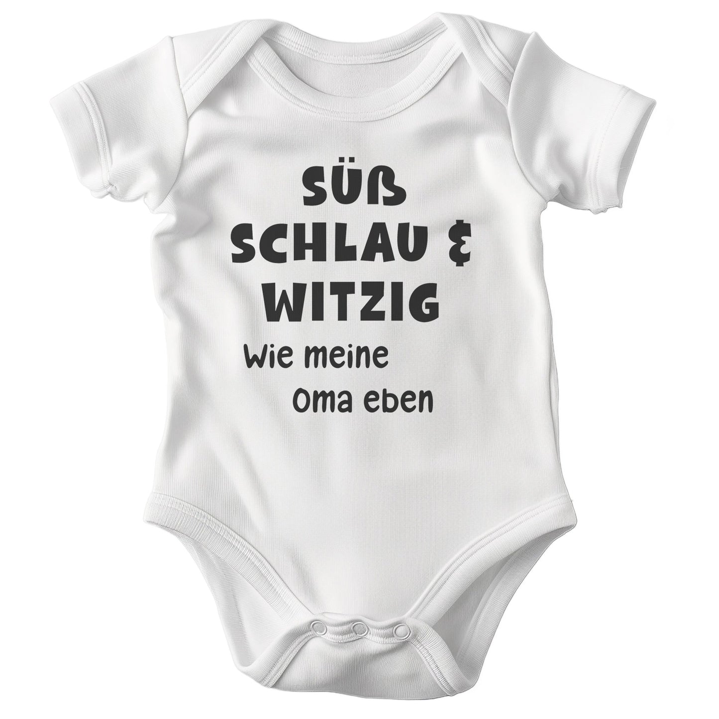 22Feels Unisex Babybody Bio-Baumwolle – Weiß mit Lustigem Mama Spruch – Geschenk zur Geburt, Babyparty oder zum 1. Geburtstag & Muttertag-Baby Body-22Feels