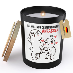 22Feels® Jahrestag Geschenk HANDGEMACHTE Sojawachs Duft-Kerze im Glas (ZITRUS, VEGAN)-Spruchkerzen B1K1-22Feels