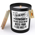 22Feels® Ehemann Hochzeitstag Geschenk HANDGEMACHTE Sojawachs Duft-Kerze im Glas (ZITRUS, VEGAN)-Spruchkerzen B1K1-22Feels