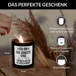 22Feels® Familie Geschenk Geschwister Mama Papa HANDGEMACHTE Sojawachs Duft-Kerze im Glas (ZITRUS, VEGAN)-Spruchkerzen B1K1-22Feels