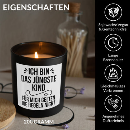 22Feels® Familie Geschenk Geschwister Mama Papa HANDGEMACHTE Sojawachs Duft-Kerze im Glas (ZITRUS, VEGAN)-Spruchkerzen B1K1-22Feels
