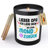 22Feels® Opa Geschenk HANDGEMACHTE Sojawachs Duft-Kerze im Glas (ZITRUS, VEGAN)-Spruchkerzen B1K1-22Feels