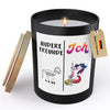 22Feels® Freund Jahrestag Geschenk HANDGEMACHTE Sojawachs Duft-Kerze im Glas (ZITRUS, VEGAN)-Spruchkerzen B1K1-22Feels