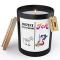 22Feels® Stiefmama Geschenk HANDGEMACHTE Sojawachs Duft-Kerze im Glas (ZITRUS, VEGAN)-Spruchkerzen B1K1-22Feels