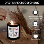 22Feels® Bräutigam Geschenk HANDGEMACHTE Sojawachs Duft-Kerze im Glas (ZITRUS, VEGAN)-Spruchkerzen B1K1-22Feels