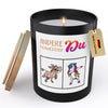 22Feels® Schwester Geschenk HANDGEMACHTE Sojawachs Duft-Kerze im Glas (ZITRUS, VEGAN)-Spruchkerzen B1K1-22Feels