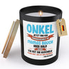 22Feels® Spruchkerze Du Wirst Onkel Schwangerschaft Geschenk HANDGEMACHTE Sojawachs Duft-Kerze im Glas (ZITRUS, VEGAN)-Spruchkerzen B1K1-22Feels