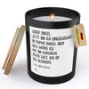 22Feels® Spruchkerze Du Wirst Onkel Schwangerschaft Geschenk HANDGEMACHTE Sojawachs Duft-Kerze im Glas (ZITRUS, VEGAN)-Spruchkerzen B1K1-22Feels