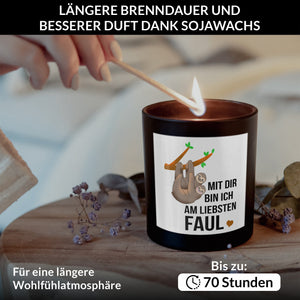 22Feels® Jahrestag Geschenk HANDGEMACHTE Sojawachs Duft-Kerze im Glas (ZITRUS, VEGAN)-Spruchkerzen B1K1-22Feels