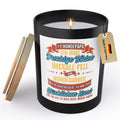 22Feels® Hundepapa Geschenk HANDGEMACHTE Sojawachs Duft-Kerze im Glas (ZITRUS, VEGAN)-Spruchkerzen B1K1-22Feels