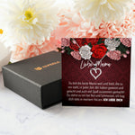 22Feels® Mama Geschenk Muttertag Geburtstag Frauen Schmuck mit Karte Herz Halskette Echt Silber Weihnachten Idee von Tochter oder Sohn-Schmuck mit Botschaftskarte - Herz21-22Feels