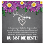 22Feels® Mama Geschenk Muttertag Geburtstag Frauen Schmuck mit Karte Herz Halskette Echt Silber Weihnachten Idee von Tochter oder Sohn-Schmuck mit Botschaftskarte - Herz21-22Feels