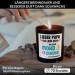 22Feels® Papa Geschenk HANDGEMACHTE Sojawachs Duft-Kerze im Glas (ZITRUS, VEGAN)-Spruchkerzen B1K1-22Feels