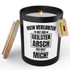 22Feels® Verlobung Frauen Geschenk HANDGEMACHTE Sojawachs Duft-Kerze im Glas (ZITRUS, VEGAN)-Spruchkerzen B1K1-22Feels