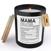22Feels® Mama Geschenk HANDGEMACHTE Sojawachs Duft-Kerze im Glas (ZITRUS, VEGAN)-Spruchkerzen B1K1-22Feels